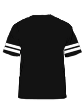 Black and blue gritty tee
