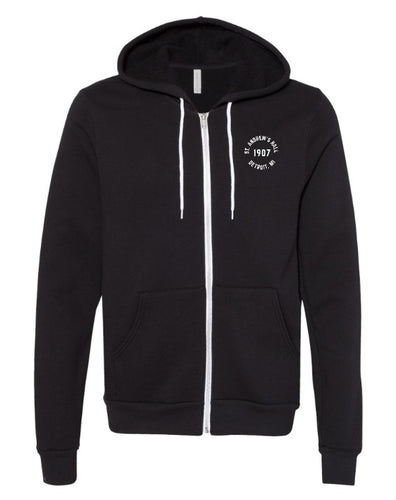 Saint Andrew's Hall staple zip hoodie